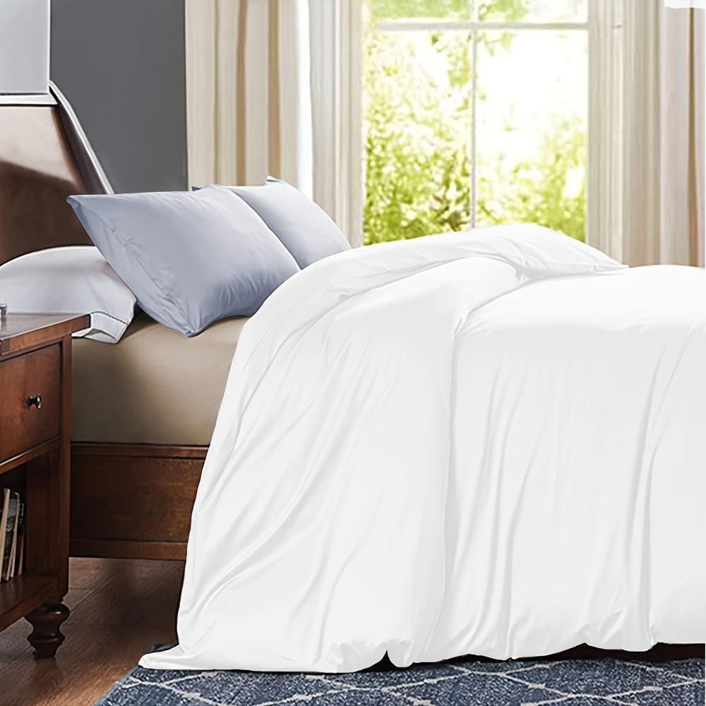 2pcs Luxury Polyester Pillowcase with Zipper close