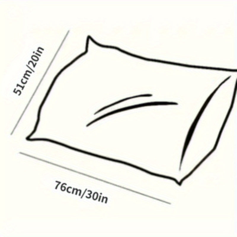 2pcs Thickened Soft Pillowcases, Love Pillowcase, High Gram Weight Long Plush, Thickened Warm, Machine Washable