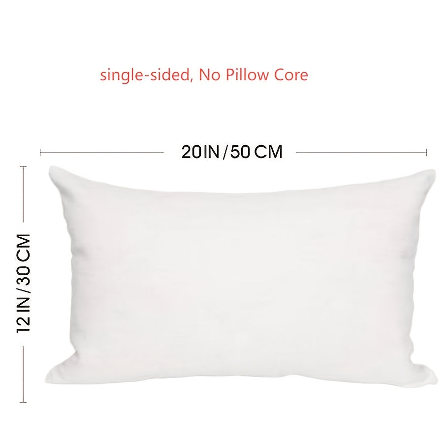 2-Pack Contemporary Style My Side & Your Side Couples Pillowcases, 100% Polyester, Machine Washable, Zipper Closure, Funny Anniversary & Wedding Gifts, Single-Sided, No Insert - Woven Decorative Pillow Covers