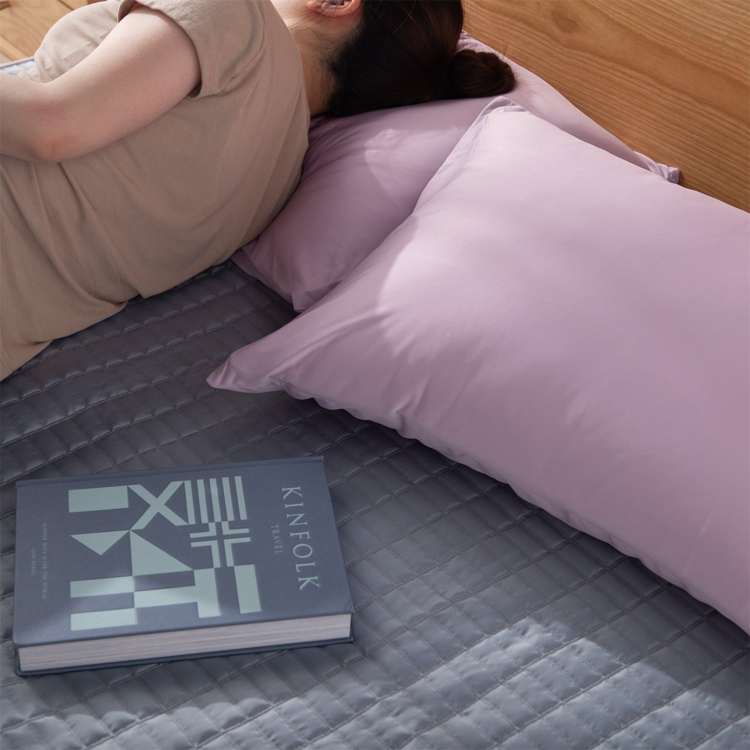 2pcs Cooling Pillowcase Set - Ultra-Soft, Moisture-Wicking & Hypoallergenic for Hair Pillow Covers - Hidden Zipper Closure Design - Ideal for Hot Sleepers in Summer Nights for Home, Guest Room, RV, Camper, Cabin, Travel and College Dorm Bedroom Decor and