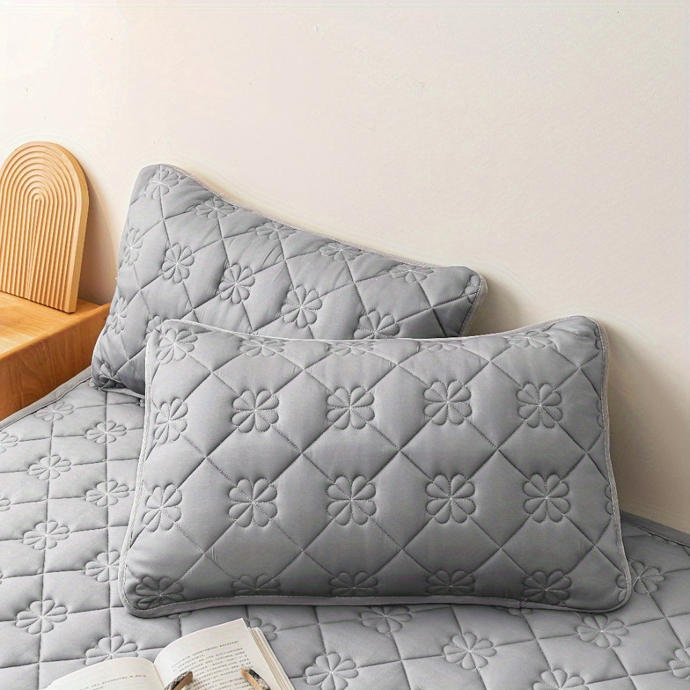 2-Pack High Quality Pillowcases - Silent Soft Breathable Pillow Protectors, Machine Washable Durable Decorative Bedding Covers for Home & Hotel Use, 6 Colors (No Insert)