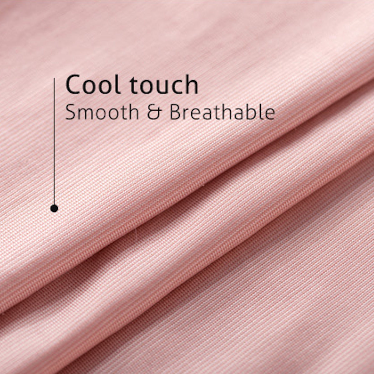 2pcs Cooling Pillowcase Set - Ultra-Soft, Moisture-Wicking & Hypoallergenic for Hair Pillow Covers - Hidden Zipper Closure Design - Ideal for Hot Sleepers in Summer Nights for Home, Guest Room, RV, Camper, Cabin, Travel and College Dorm Bedroom Decor and