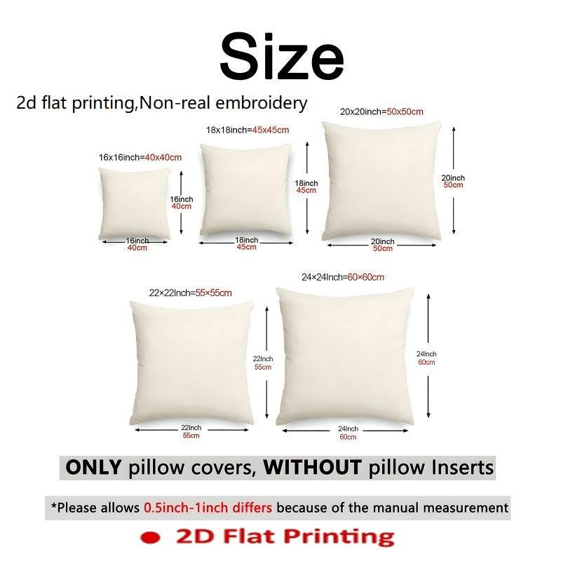 4pcs Couple Love Pillow Covers, Single-Sided Print, 2D Printed Pillowcases, Soft Short Plush, Multiple Sizes, Machine Washable for Outdoor/Indoor Decor, Bedroom, Living Room, Sofa and Bed Decoration, Suitable for Daily Use/V-Day/Mother'S Day/Independence