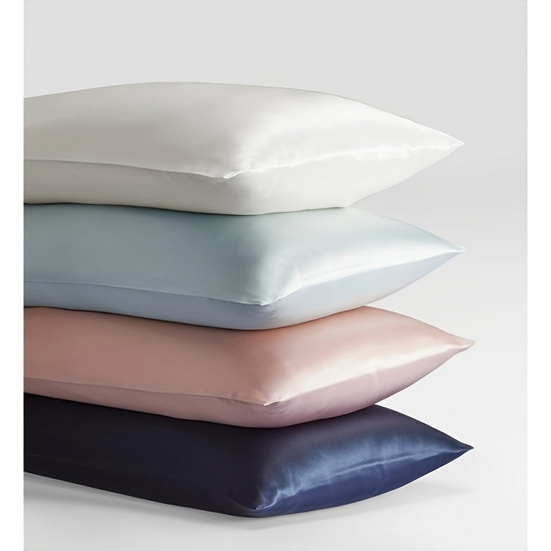 2pcs Luxury Polyester Pillowcase with Zipper close